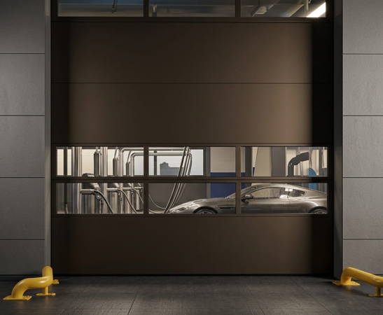 Панорамные ворота AluTherm в Ессентуках