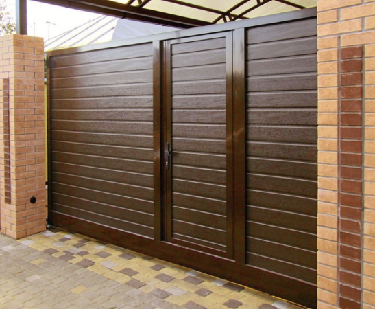 Ворота с калиткой в Ессентуках