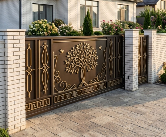 Металлические ворота в Ессентуках