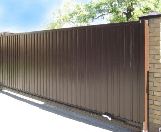 Ворота из профнастила в Ессентуках