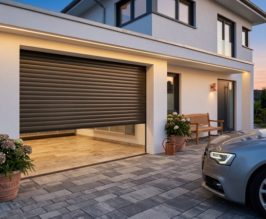 Ворота из роллетного профиля в Ессентуках