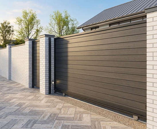 Ворота из металлического сайдинга в Ессентуках