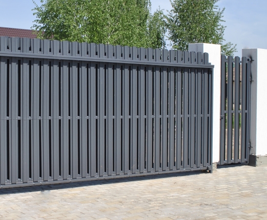 Ворота из штакетника в Ессентуках